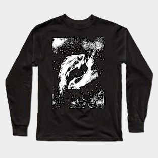 Pisces zodiac design Long Sleeve T-Shirt